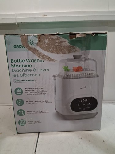 GROWNSY ALL-IN-ONE BOTTLE WASHER AND STERILIZER AND DRYER MACHINE WITH DETERGENT TABLETS - WHITE (MODEL: ZMW-STHB01-3) image 6