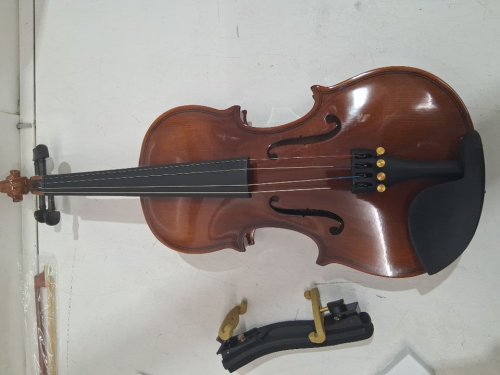 Pyle Plywood Violin Stringed Instrument with accessories- 1/4 size - maple - (Model: pgviln14) image 4