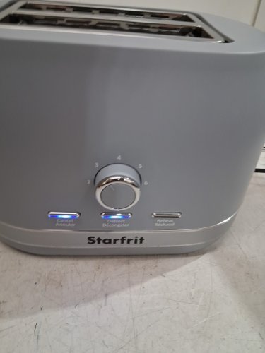 starfrit 2 slice toaster with adjustable levels - 850w - grey blue (model: 024063) image 3