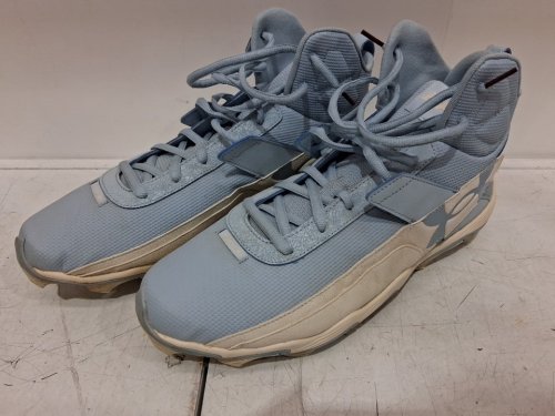 Men's Under Armour Harper 10 Rm Baseball Cleats - size 14 - Blue Calm/Stone (style: 6000707) image 3