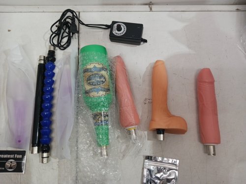8PC COAIRLIY rapid extending MASSAGE PLEASURE MASTURBATION SEX MACHINE with 8 attachments -- 0-450 TIMES PER MINUTE image 6