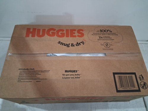 210PK HUGGIES SNUG AND DRY DIAPERS - SIZE 3 - WHITE image 3