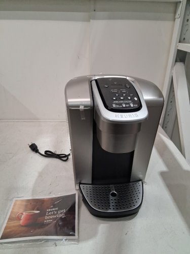 KEURIG K-ELITE SINGLE SERVE K-CUP COFFEE MAKER WITH ICED BREW FUNCTION - 75OZ RESERVOIR - BLACK/BRUSHED SILVER (MODEL: K90) image 3