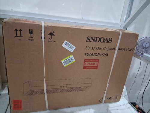 SNDOAS UNDER CABINET KITCHEN VENT RANGE HOOD with 3 Way Venting and LED lights - 30" - 700 CFM - stainless steel - (model: 704A/CP1(75)) image 2