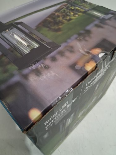 4PK naturally solar vintage style Led pathway light - 25lm - black (model: 1937955) image 3
