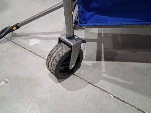 Overmont Foldable Collapsible Wagon with Tailgate - 200L - 300lbs cap - blue (model: om006034) image 5