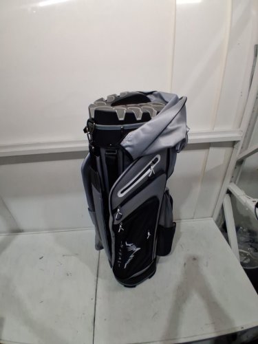 uniHimal T-Lock Golf Cart Bag with Quiet 14-Way Full-Length Divider Top - 16" x 12" x 40" - Grey (Model: Golf Cart Bag) image 4