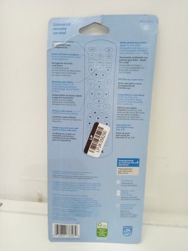 PHILIPS 3 DEVICE UNIVERSAL TV REMOTE - BLACK (MODEL: srp4322b/27) image 3