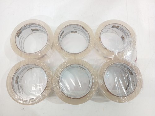 6PK SCOTCH PACKAGING TAPE - 50M Each - CLEAR image 3