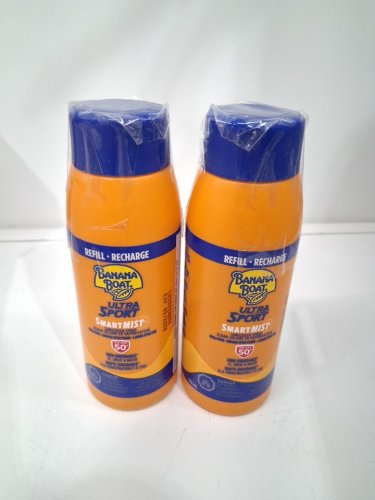 2 banana boat ultra sport smart mist refills - spf50+ - 170ml each image 2