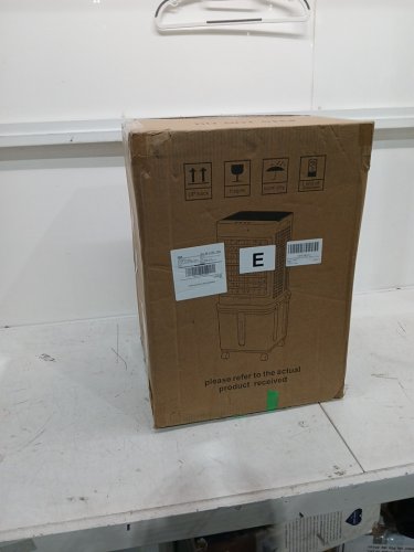 Portable Air Cooler with Water Tank Evaporative Cooling - 8l - white/grey (model: zwn-112) image 2