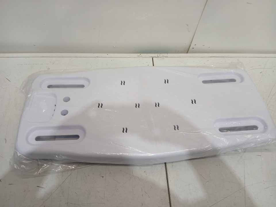 Carex Portable Shower Bench - 31" x 15" - 300lb cap - white/blue (model: b21786) image 2