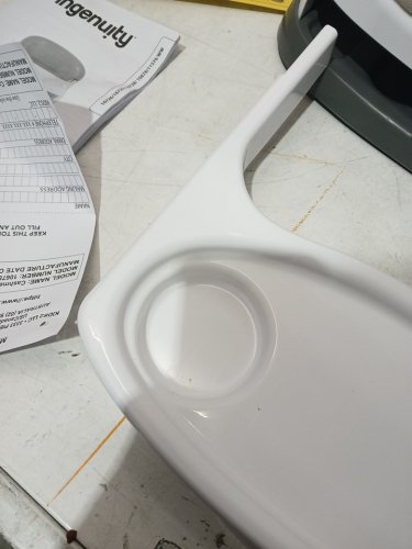 INGENUITY BABY BASE 2-IN-1 SEAT BOOSTER FEEDING SEAT - CASHMERE/WHITE (model: 10678) image 5