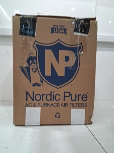 2pk Nordic Pure Pure Carbon Pleated Odor Reduction Merv 8 Furnace Filters -16"x 20"x 4" - black image 4