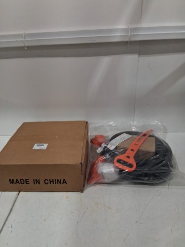 Generator Cord and Power Inlet Box Kit -  50A/25FT - 14-50P to SS2-50R type plugs  - black/orange - (model: xn1450p-a+XLS250R-a) image 2