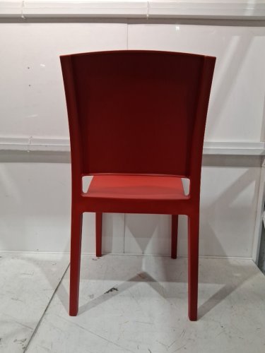ARETA plastic stacking dining chair - 35" x 17" - red - (model:1011751) image 5