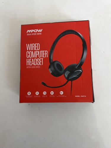 MPOW USB HEADSET/ 3.5MM COMPUTER HEADSET WITH MICROPHONE, NOISE CANCELLING (MODEL: PA071A) image 2