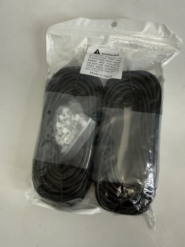 2PK VOLTKARE DC CONNECTOR CORD - MALE TO FEMALE - 33FT - BLACK image 2
