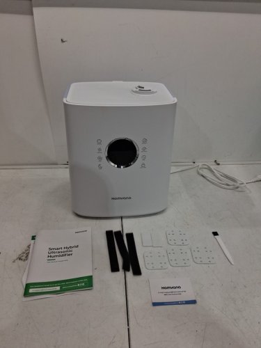 HOMVANA ULTRASONIC WARM & COOL MIST HYYBRID SMART HUMIDIFIER WITH WIFI APP CONNECTION & AROMA TRAY - 6.5L / 861 SQ.FT. COVERAGE - WHITE/BLACK (MODEL: H111S) image 2