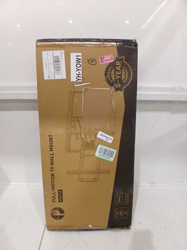 pipishell full motion tv wall mount - 26-65" screens - 99lbs capacity - black (model: pilf19) image 2