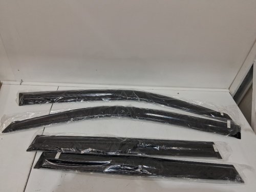 4pc KPY WIDOW visor set for 2009-2013 nissan rogue - black image 4
