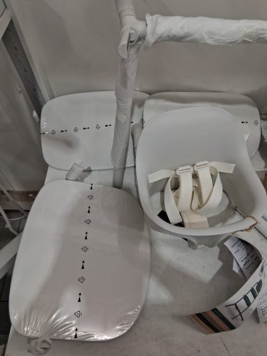 CYBEX GOLD LEMO 3-IN-1 CONVERTIBLE HIGH CHAIR - UP TO 209LBS - all white (MODEL: 521004827) image 3