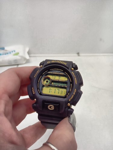 Men's Casio G-Shock Digital Quartz silicone Strap - 43mm - grey/black (model: DW-9052V-1CR) image 2