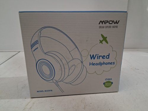 kid's mpow wired headphones - purple (model: bh297b) image 3