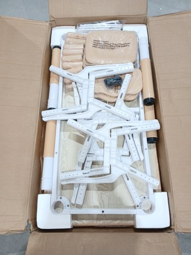 5PC KIDS TABLE AND CHAIR SET WITH ADJUSTABLE HEIGHT - BEIGE (MODEL:ML-02) image 4