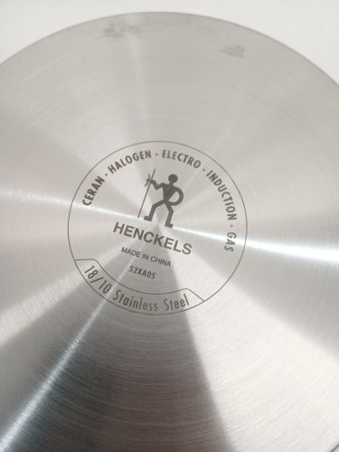 3PC Henckels Stainless Steel pots with Lids - 1.5Qt, 2.5Qt, and 5.6Qt - Silver image 7