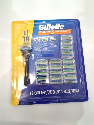 18PC Gillette Fusion5 Proglide Cartridges - BLACK image 2