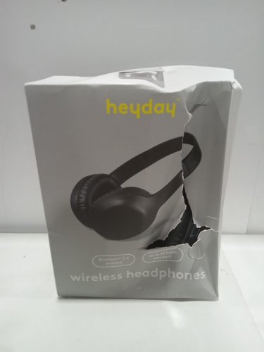 Heyday Bluetooth Wireless Over-Ear Headphones - Black - (Model: 008 07 7778) image 2