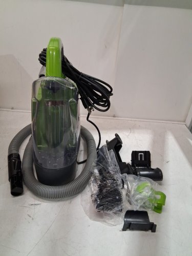 BISSELL LITTLE GREEN PORTABLE DEEP CLEANING VACUUM - 37OZ TANK MAX - GREEN/GREY (MODEL : 2513B) image 3