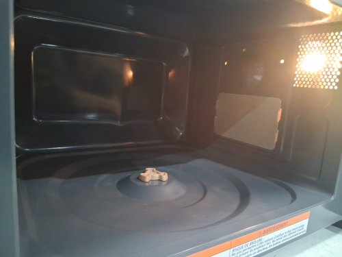 CUISINART COMPACT MICROWAVE OVEN - 0.7CU.FT - BLACK/STAINLESS STEEL (MODEL: CMW-70C) image 4