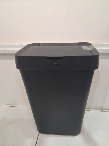 Rubbermaid Plastic Touch-Top Kitchen Trash Can with Lid - 12.2GAL - BLACK (MODEL: 2201993) image 2