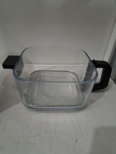 nutrichef 8-IN-1 glass air fryer with clear fry bowl for best cooking results - 5.8qt - BLACK/clear (MODEL: ncaf539tb) image 8