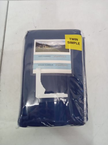 3pc soft sheet set from Portugal - twin - deep blue (model: 1526661) image 2