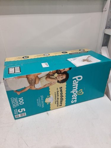 100PK PAMPERS SWADDLERS PULL-ON DIAPERS - SIZE 5 image 2