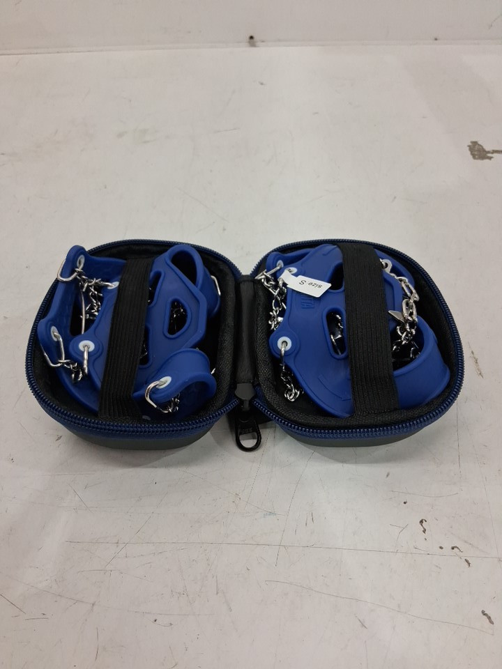 Kids Yatta Life Surestep Ice Cleats for Winter Traction Aid - Small (12-3) - Dark Blue image 4