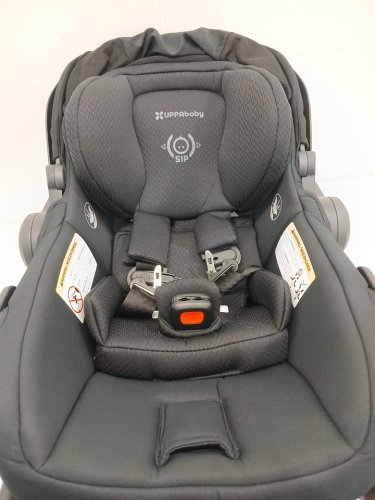 uppababy mesa v3 infant car seat with adjustable EPP foam headrest, Side Impact Protection, and 4th rebound carry handle - 4lbs-35lbs max - black (model: 1003-MSA-CA-JMS) image 4