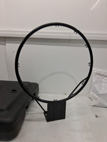 Costway Portable Adjustable Basketball Goal Hoop Stand - 44" - Black (Model:SP38490) image 3