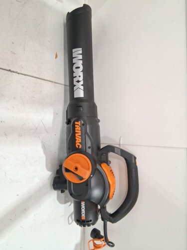 WORX TRIVAC 3-IN-1 Corded Electric LEAF BLOWER/MULCHER/VACUUM - 12AMP - 600cfm - ORANGE/BLACK (MODEL: WG512) image 3