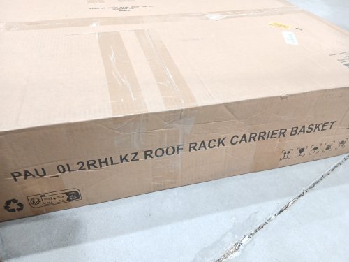 garvee roof rack cargo carrier - 51" x 36" - 200lbs cap - black (model: PAU_0L2RHLKZ) image 5