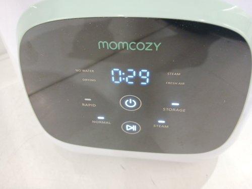 MOMCOZY KLEANPAL PRO BABY BOTTLE WASHER, STERILIZER & DRYER COMBO - HOLDS 4 BOTTLES - GREEN/WHITE (MODEL: BS03) image 5