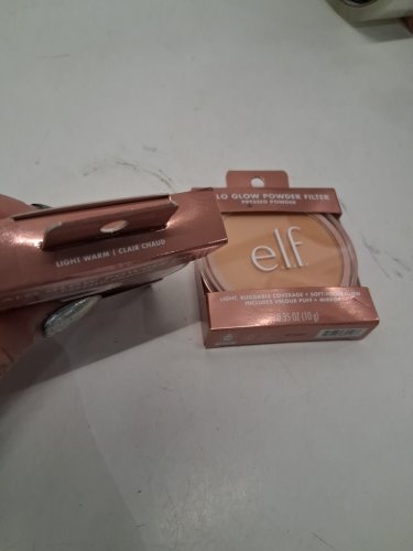 2PK E.L.F HALO GLOW powder filter pressed powder - light warm  -10g/each image 3