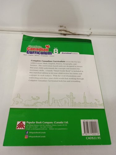 (paperback) Complete Canadian Curriculum: Grade 8 (Enriched Edition): math/english/History/Geography/Science image 3