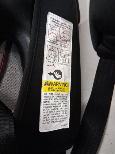 harmony Defender 360° MAX SIP 3-in-1 Combination Deluxe Car Seat - 26.5lb - 120lb - Midnight/White (MODEL: 0302039PNK) image 5