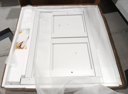 Metal Washer and Dryer Pedestal with Storage Cabinet - 23" x 29" - 700lbs cap - White (Model: THZYW-049W) image 4