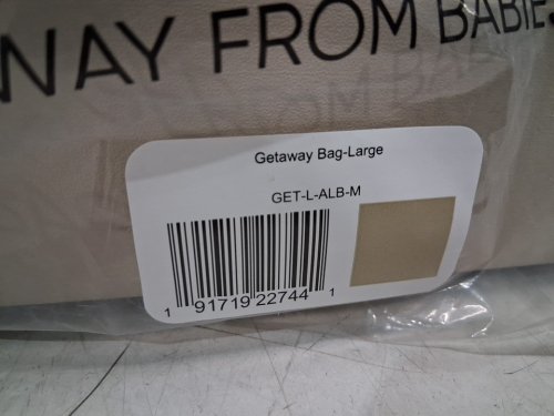 Simple Modern Getaway Bag Collection Waterproof Beach Bag/Rubber Tote with Attached Zip Case - Large - Almond Birch (Style: GET-L-ALB-M) image 3