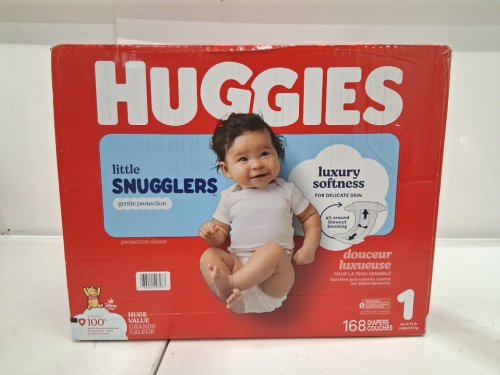168pk Huggies Little Snugglers disposable Diapers - Size 1 (up to 14lbs) - disney Winnie The Pooh (model: 49797) image 4